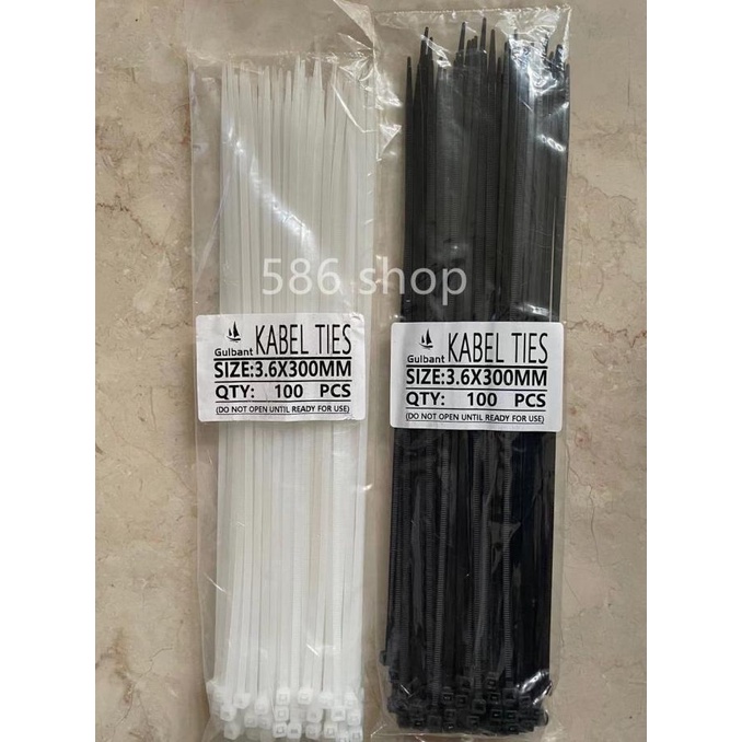 

Kabel Ties Cable Tie 3.6 X 300Mm (30Cm) Cv 300 Kualitas Baik