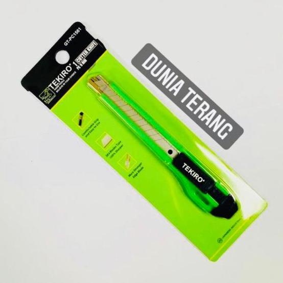 

Pisau Cutter Kecil TEKIRO 9mm Pisau Cutter TKR Silet Kater Kecil Cuter |Terlariiis