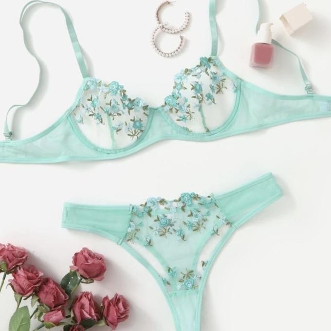 Bra Set Lingerie Transparant Sexy 21116