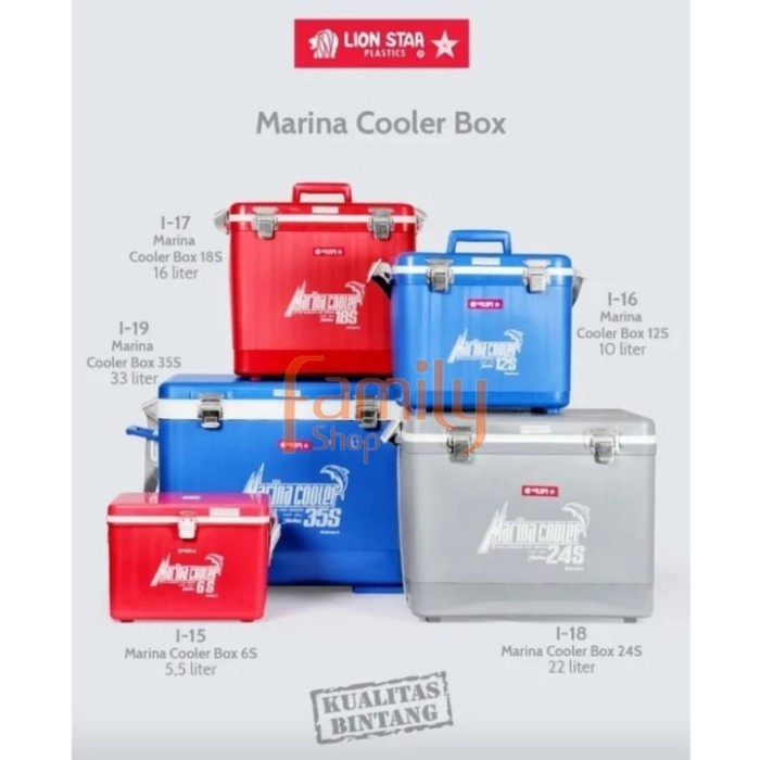 Boks Lion Star Cooler Box Marina 18S 16 Liter Kotak Es Krim Serba Guna