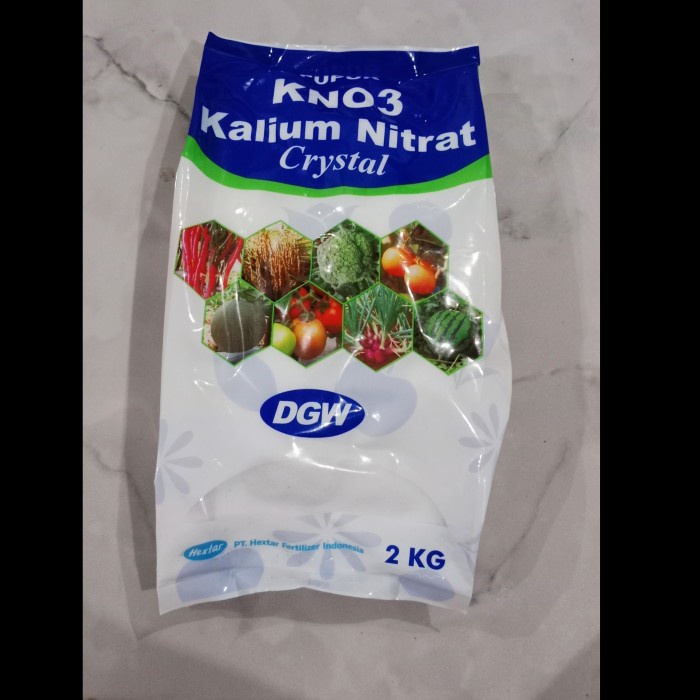 Pupuk KNO3 Putih DGW Crystal Kemasan 2 Kg