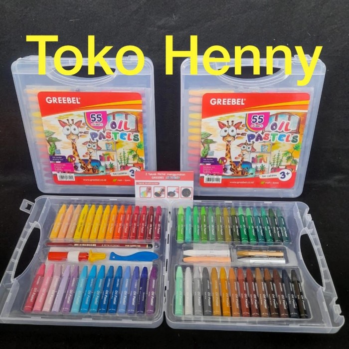 

Crayon Greebel Oil Pastels Isi 55 Warna