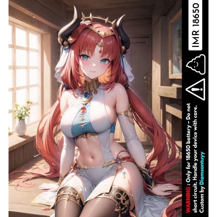 Anime Waifu Series 4 | Skin Wrap Baterai 18650 / Pelindung Baterai ( HARGA SATUAN )