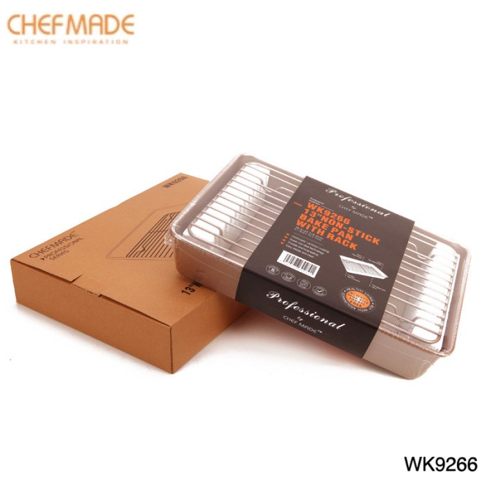 

✅Termurah Eltamart Chefmade Loyang Kotak 35Cm Bake Pan With Cooling Rack Wk9266 Bisa Sameday