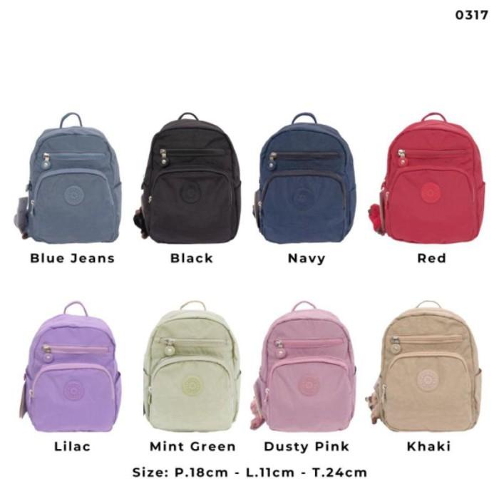 RANSEL MINI BACKPACK NYLON WATERPROOF / TAS RANSEL WANITA IMPORT