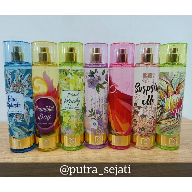 [PREMIUM] BEST PRODUCT Parfum Pria Wanita Fragrance Mist Montecito 250ml Varian Terlengkap 100%