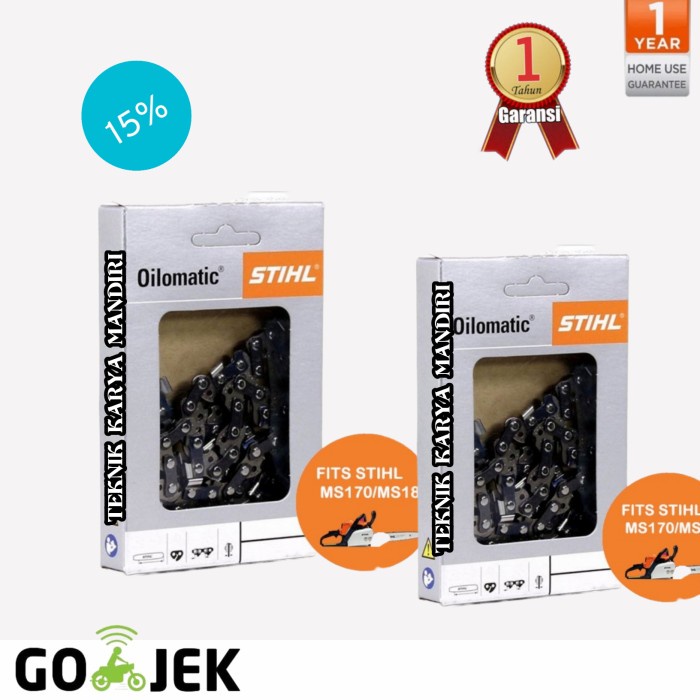 ✅Ori Original Rantai Stihl Chainsaw Ms - 180 16 Inch Diskon