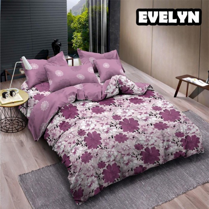 [New] Bedcover Vallery Quincy King 180 X 200 Tinggi 30 Cm - Evelyn Terbatas