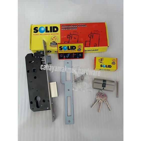 ✅Sale Kunci Pintu Set/Body Kunci Pintu Lidah Solid 40MmCyl Master Key 60Mm Terbatas