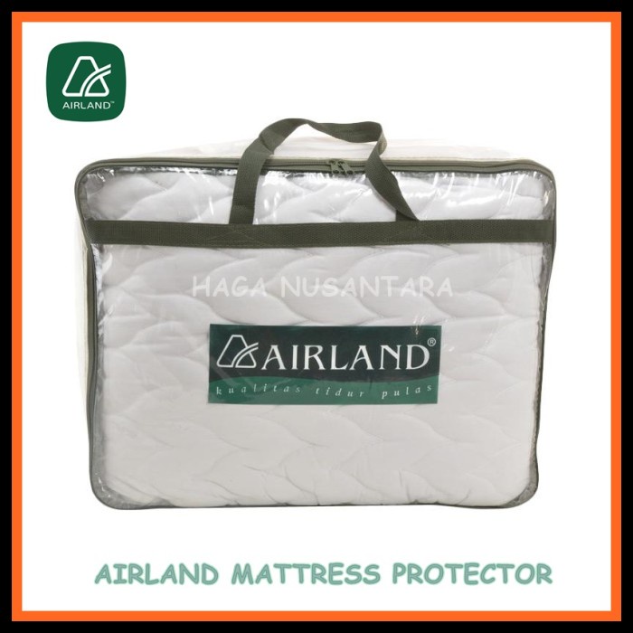 ✅Termurah Mattress Protector Airland 120  Matras Cover Airland 120X200 Cm Bisa Gojek