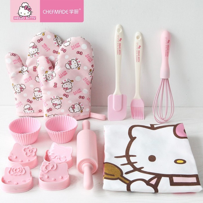 

✅Termurah Chefmade Kt7071 - Hello Kitty Kids Baking Set Isi 8 Alat Masak Bisa Sameday