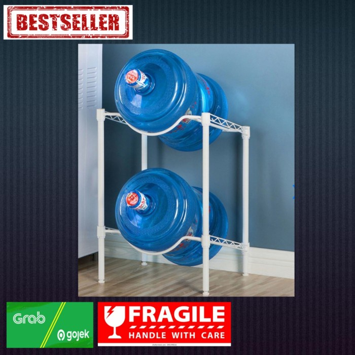 ✨Baru Rak Galon Besi 2 Tingkat Krisbow Limited