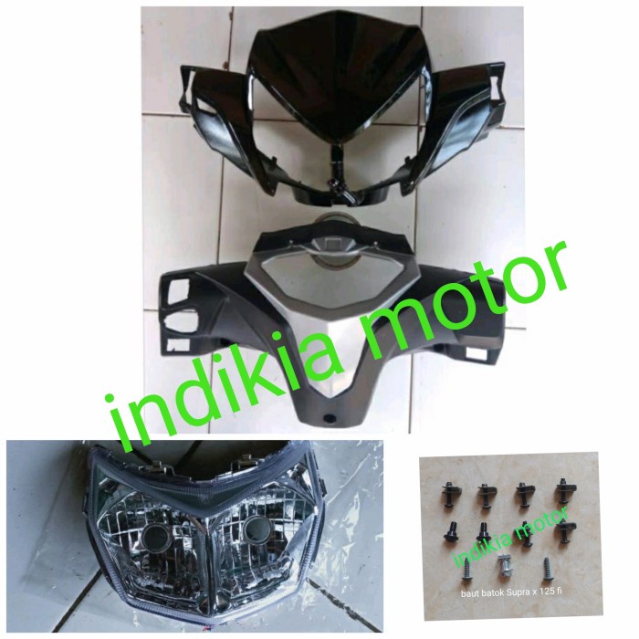 ✨New Ori Batok Kepala Depan Belakang Plus Lampu Depan Baut Supra X 125 Fi New Berkualitas