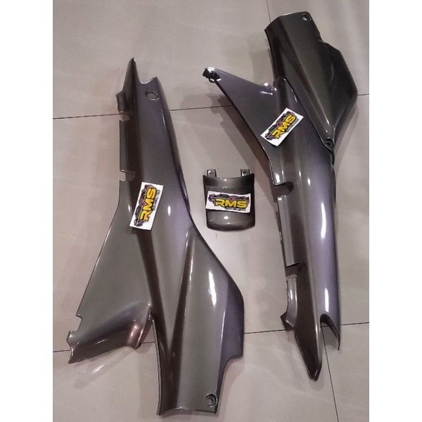 ✨New Ori Cover Body Bodi Halus Honda Supra Lama / Supra X / Supra Fit Silver Berkualitas
