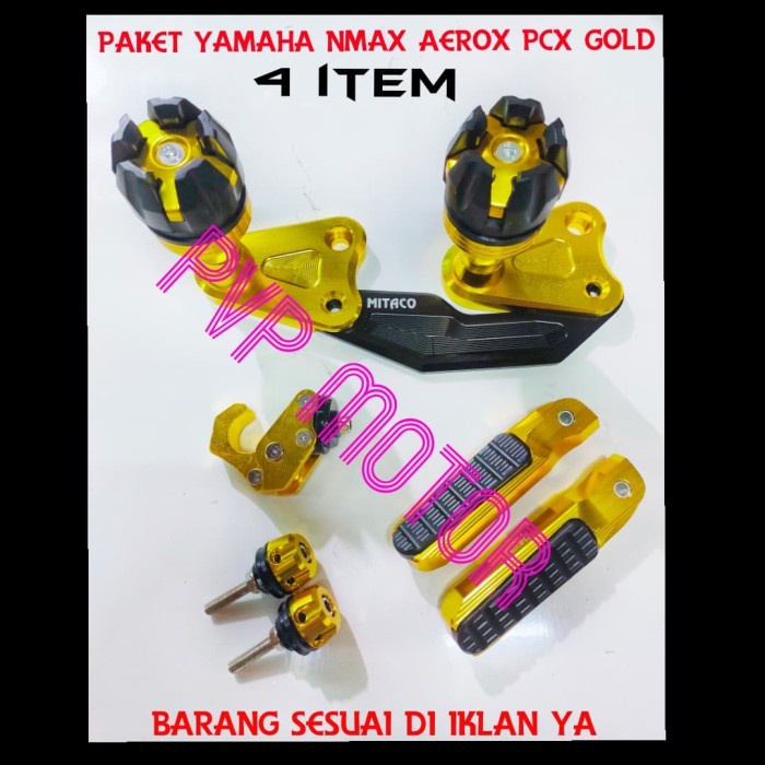 ✨New Ori Paket Yamaha Nmax 4 Item Jalu Slider KnalpotStep Belakang NmaxJalu Terbaru