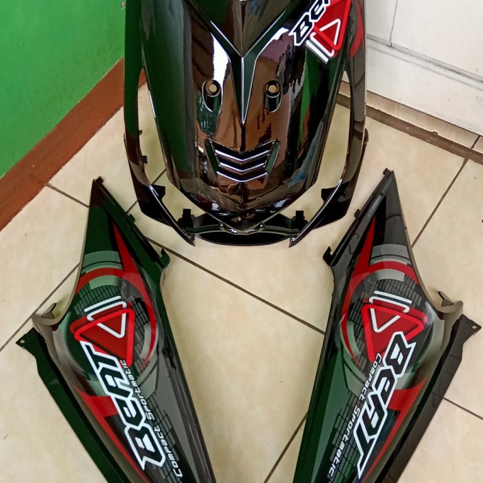 ✨New Ori Tameng Body Depan Plus Body Belakang Honda Beat Karbu Hitam Diskon