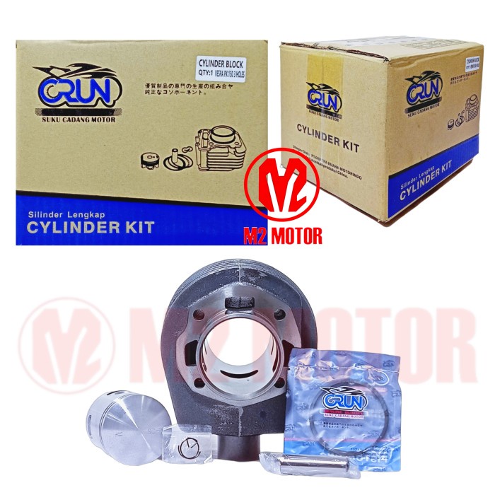 ✨Ori Blok Seher Vespa Px 150 3 Holes 1 Set Crun Diskon