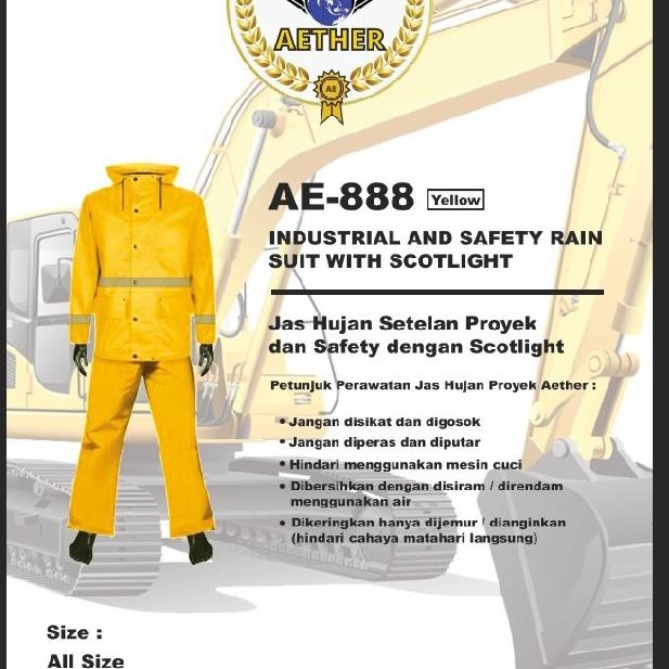 Jas Hujan Stelan Proyek Aether