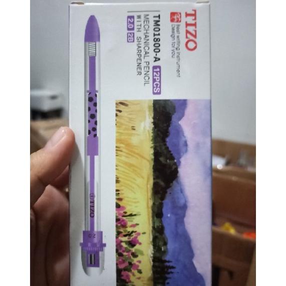 

PROMO SPECIAL Tizo Pensil mekanik 2.0MM (DAPAT 12 PC)/Tizo Tm01800A // Pensil Tizo 2.0MM SALE
