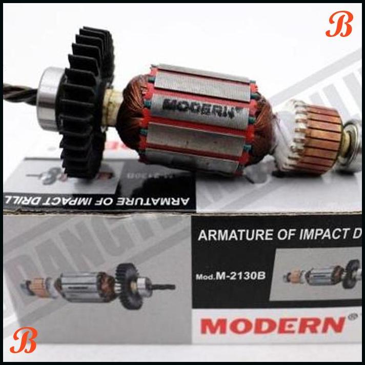 ANGKER MESIN BOR MODERN M 2130 - ARMATURE BOR BETON MODERN M2130 IMPACT DRILL | HND