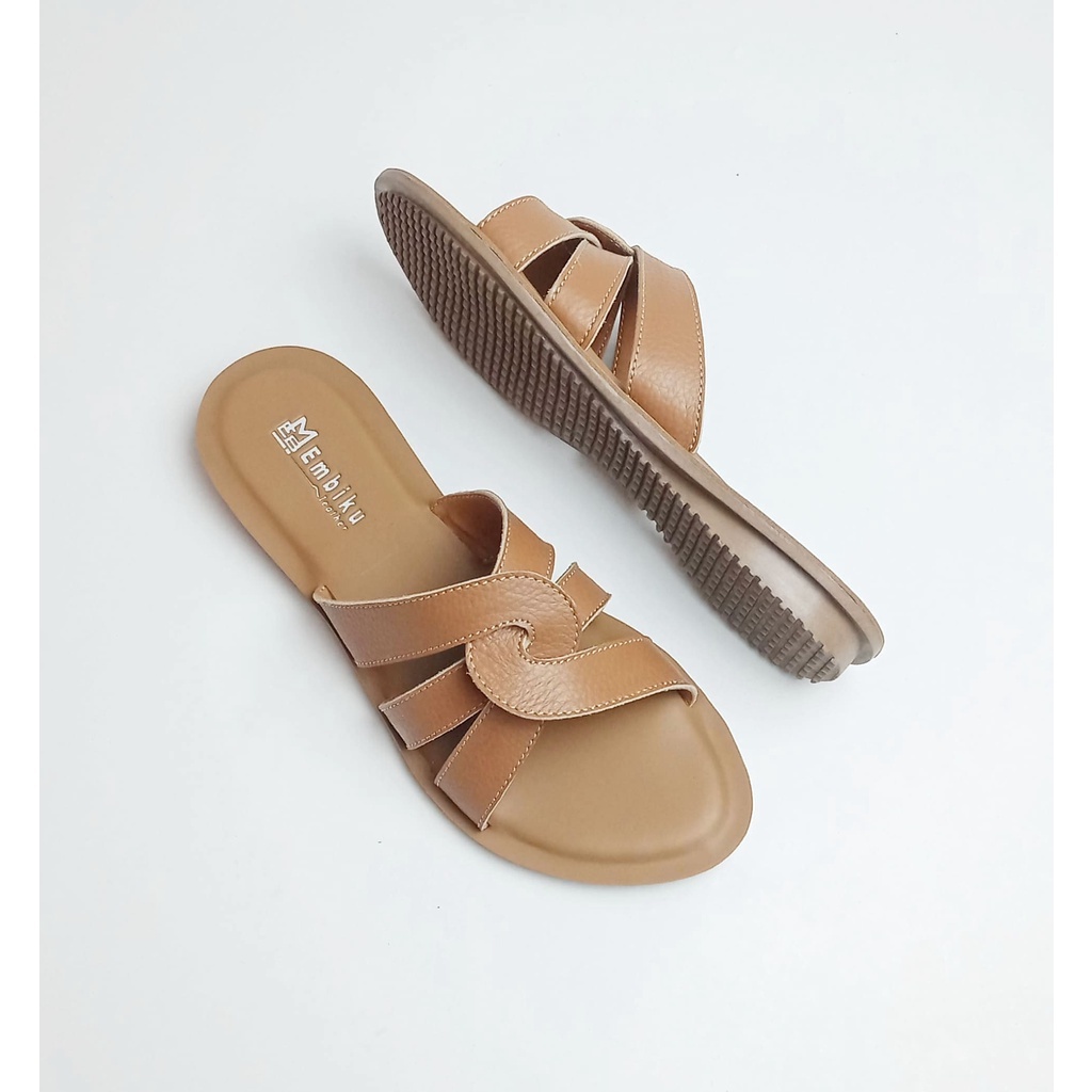 [MODEL TERKINI] sandal kulit garut / sandal wanita asli garut