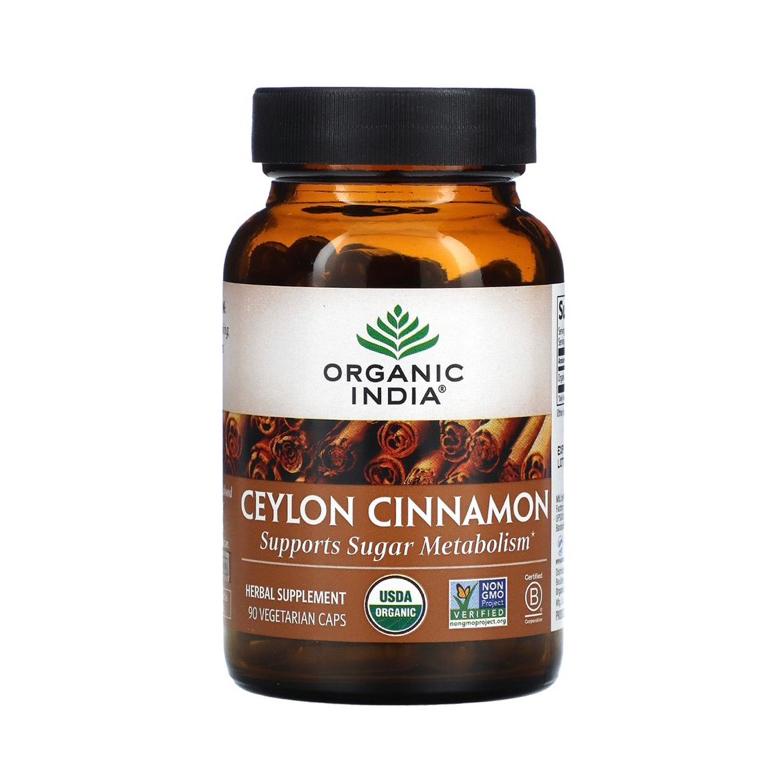 

ORGANIC INDIA CEYLON CINNAMON 90 VEGETARIAN CAPSULES