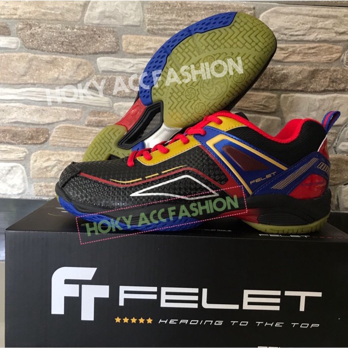 ✨Ori Sepatu Badminton Felet Bs 057 / Bs-057 Pro Cushion Original Berkualitas
