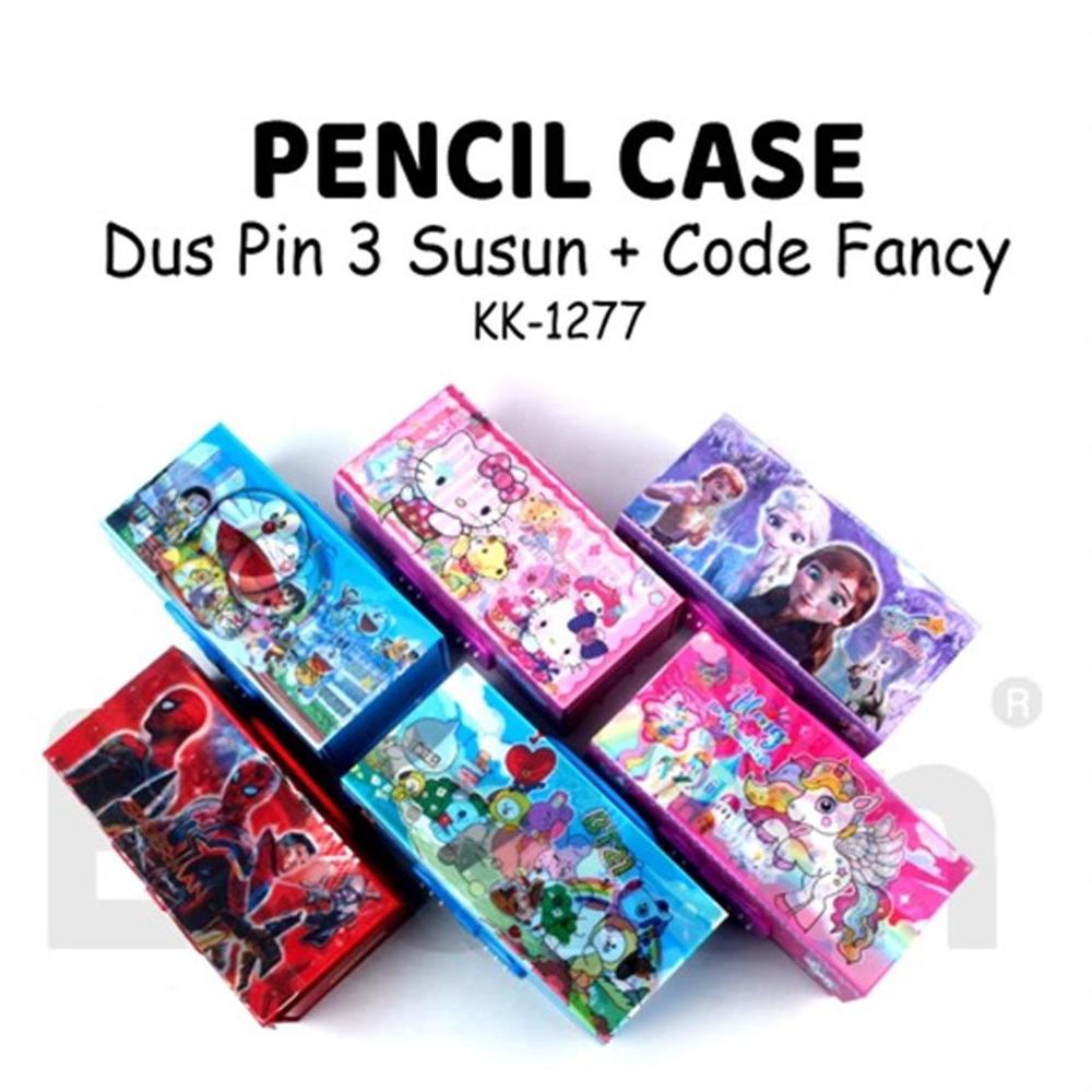 

MURAH Kotak pensil 3D Pin Susun KK1299 / Kotak pensil fancy PROMO SPECIAL