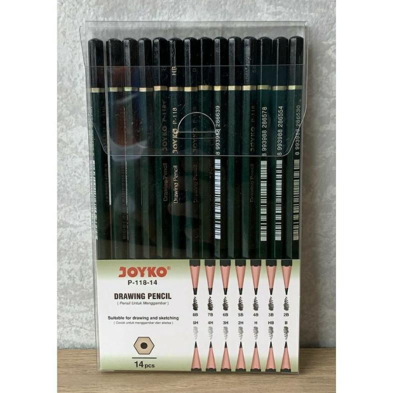 

TERMURAH DRAWING PENCIL 14 SET JOYKO/SET PENSIL MENGGAMBAR JOYKO PROMO