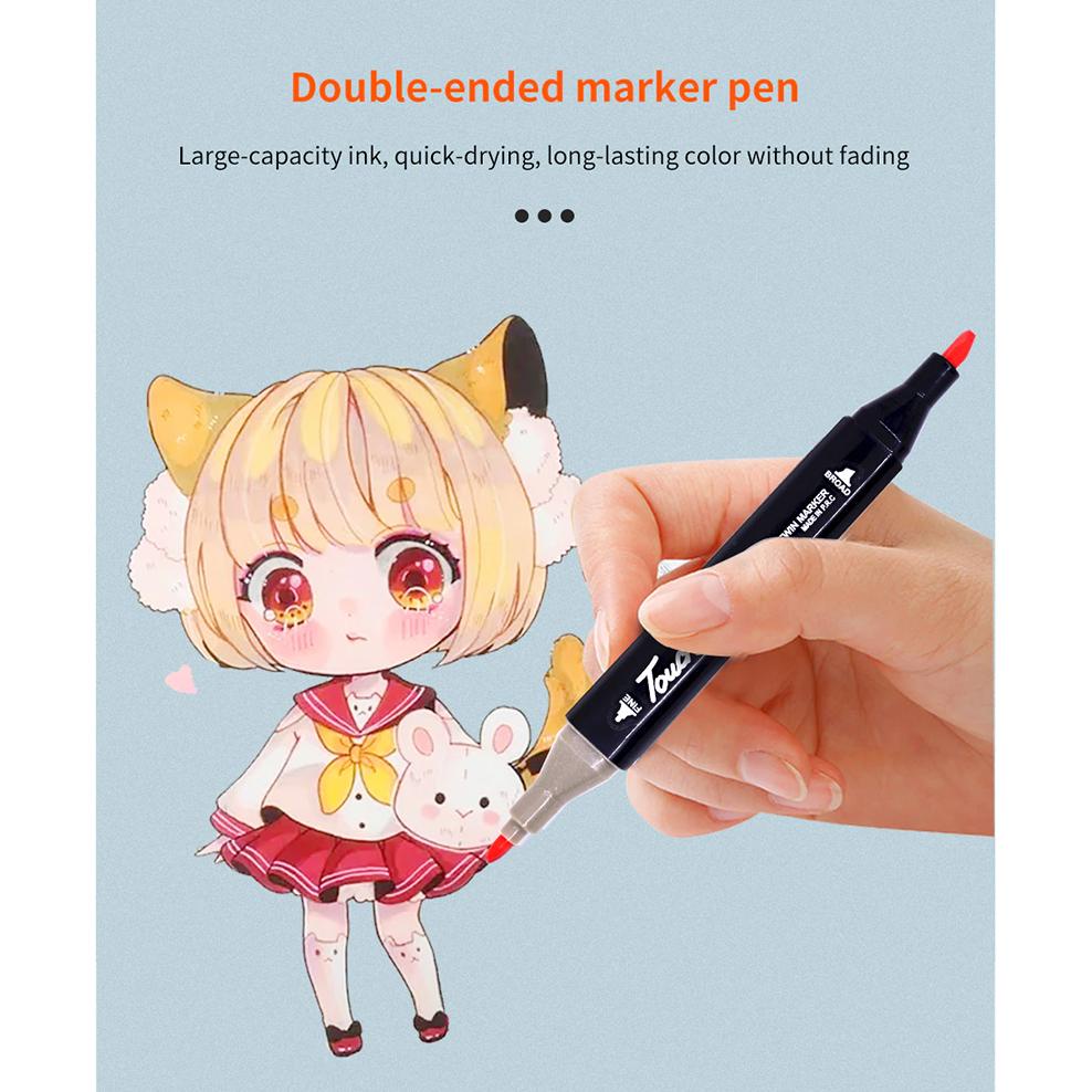 

COD Spidol Dual Side Fine Art Marker isi 12/24/30/48/60/80 Smooth Ink Multi Color SPECIAL PROMO