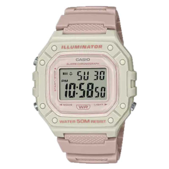 CASIO ORIGINAL W-218HC-4A2 W 218HC 4A2 218 HC W218 JAM WANITA LA