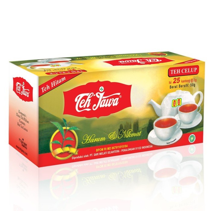 

TEH JAWA TEH CELUP BLACK TEA 25'S /PCK