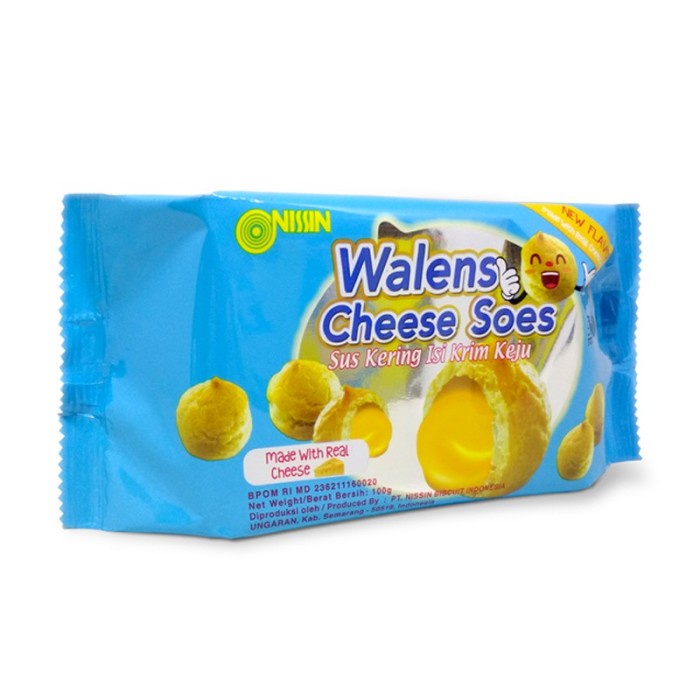 

NISSIN WALENS CHEESE SOES 100GR /PCS