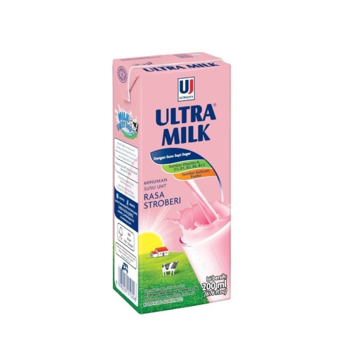 

ULTRA STRAWBERRY MILK 250ML /PCS