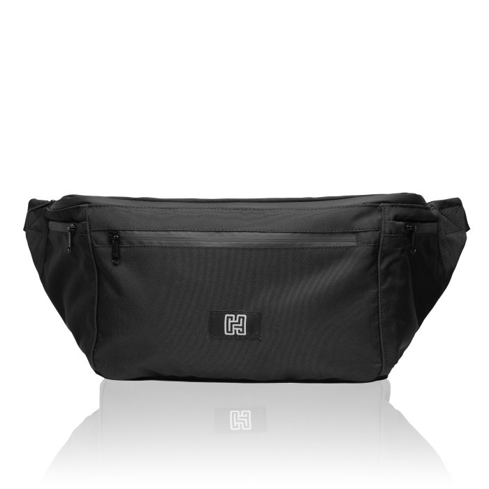 ✨Ready Harloth Wagen Black Sling Bag Waterproof Diskon