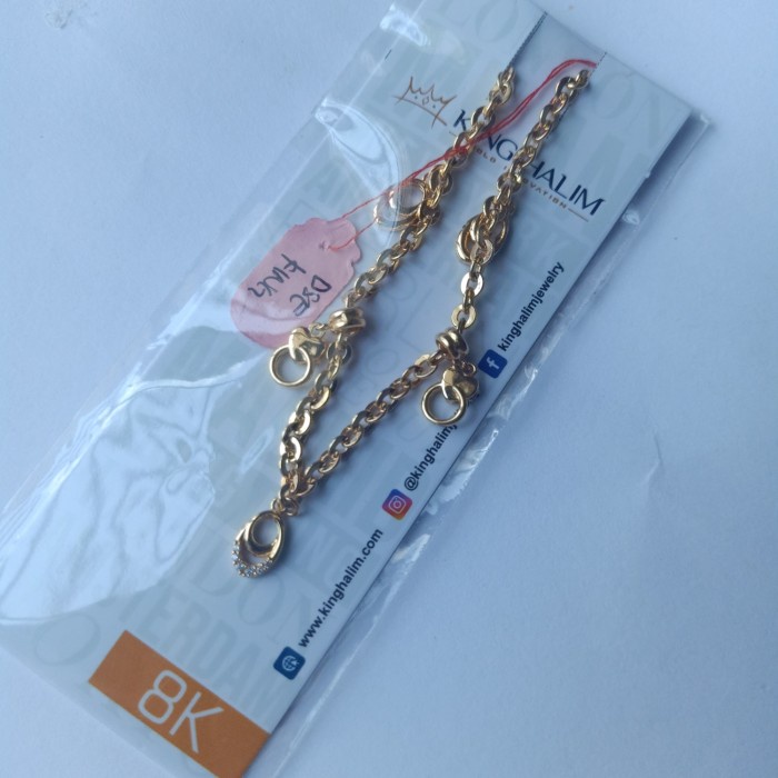 ✨Sale Gelang Emas King Halim 8K 375 3.95Gr Limited