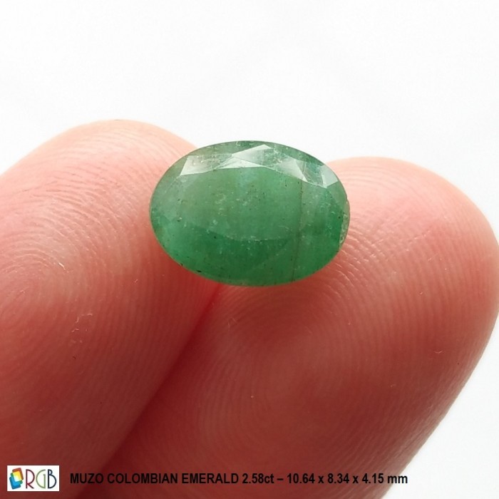 ✨Termurah Natural Emerald 2.58 Ct - Muzo Colombia Bisa Gojek