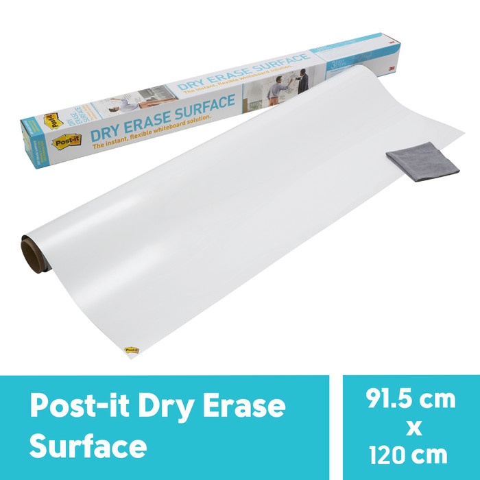 

✨Sale Papan Tulis Post-It Dry Erase Surface Def 4X3 Ft Whiteboard Lembaran Terbatas