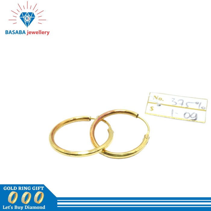 ✨Termurah Anting Bulat Anting Emas Asli Terbatas
