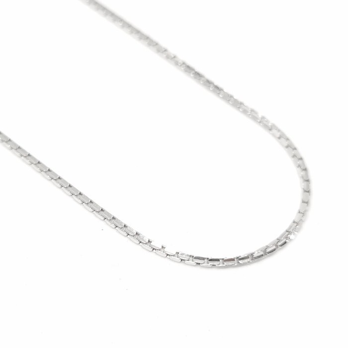 ✨Sale Kalung Italy Santa Terang Jaya Emas Putih 750/17K 4.05Gr Limited
