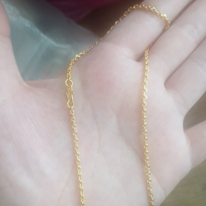 ✨Sale Kalung Emas Asli Polos Nori 99 99 24K 24 Karat 10Gram 10 Gram 10Gr Limited
