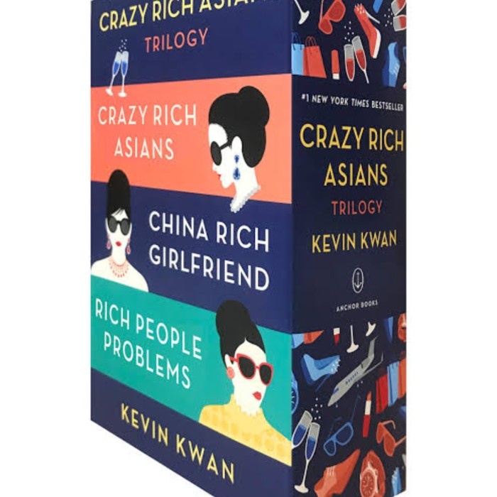 ✨Sale Box Set Crazy Rich Asians Trilogy 3 Books Bisa Gojek