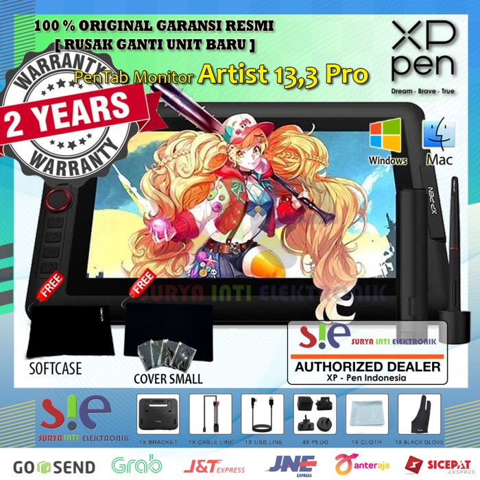 

✨Sale Xp Pen Artist 13.3Pro Drawing Monitor-Garansi 2 Thn Rusak Ganti Baru Terbaru