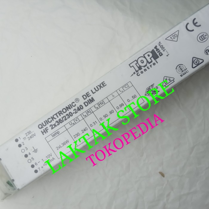 ✨Ori Ballast Osram Quicktronic De Luxe Hf 2X36W Dim 220V Ballast Tl Terbaru
