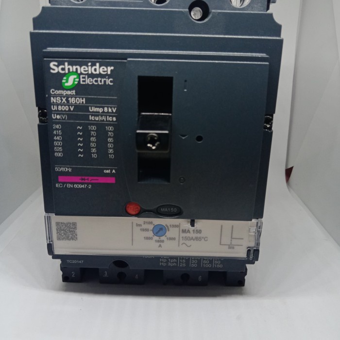 ✨Ready Mccb Nsx 160H 3P 150Ma Schneider Berkualitas