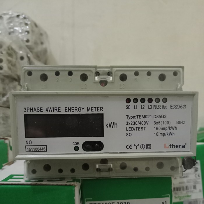 ✨Ori Kwh Meter 3 Phase Tem021-D85G3 Bisa Sameday