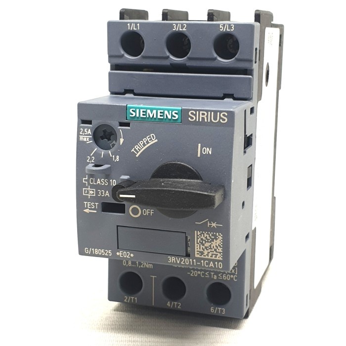 ✨Original Siemens 3Rv2011-1Ca10 18-25A Circuit Breaker Terbatas