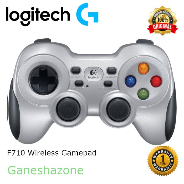 ✨Ori Logitech Gamepad F710 Wireless / Gamepad Logitech F710 Diskon
