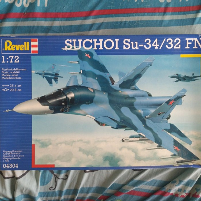 ✨New Pesawat Su-34/32 Fn 1/72 Model Kit Revell Diskon