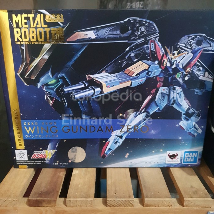 ✨New Metal Robot Spirits Wing Gundam Zero Damashii Roda Bandai Terbaru